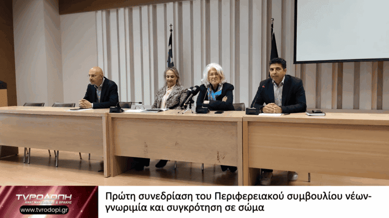 Πρώτη συνεδρίαση του Περιφερειακού συμβουλίου νέων- γνωριμία και συγκρότηση σε σώμα